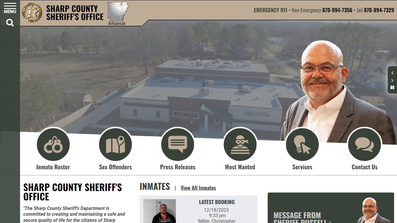 Inmate Roster (68) - Sharp County Sheriff